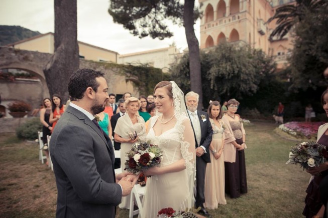 Outdoor civil ceremony in Ravello